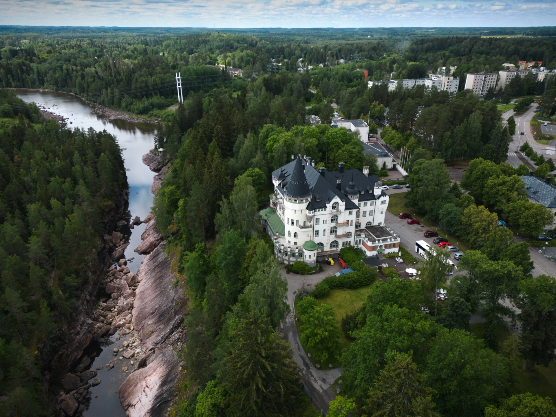 Ilmakuva Imatran Valtionhotelli | Imatra