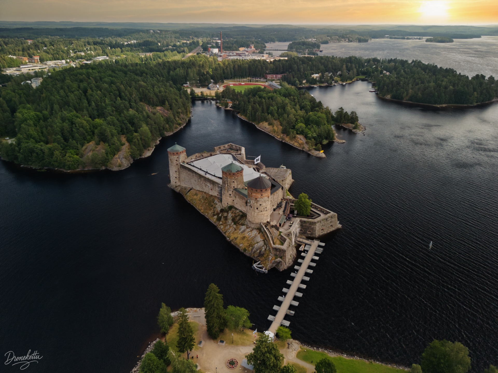 Ilmakuva Olavinlinna | Savonlinna